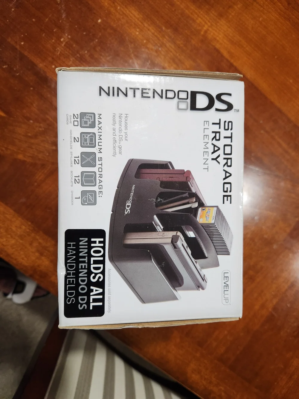 New Nintendo DS Black Storage Tray - LevelUp